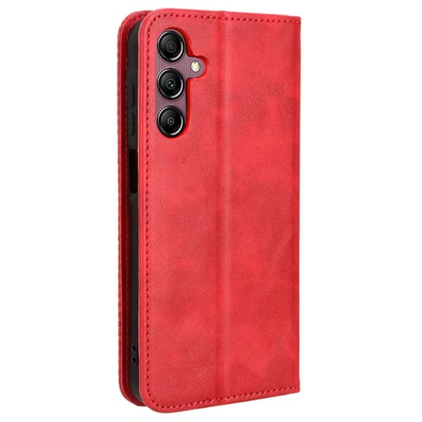 Wallet Stand Flip - telefonetui til Samsung Galaxy A15 5G Red