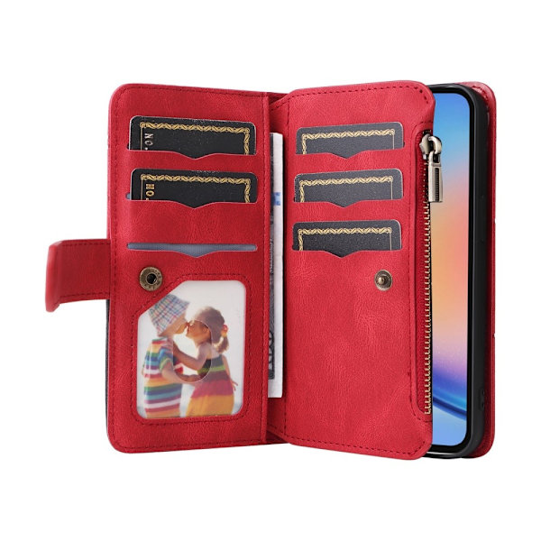 KT multifunktions-serie-5 til Samsung Galaxy A35 telefonetui Red