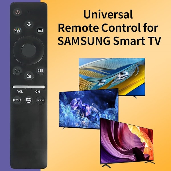 Fjernkontroll erstatning BN59-01312F / BN59-01330C Samsung TV stemmefunksjon Black