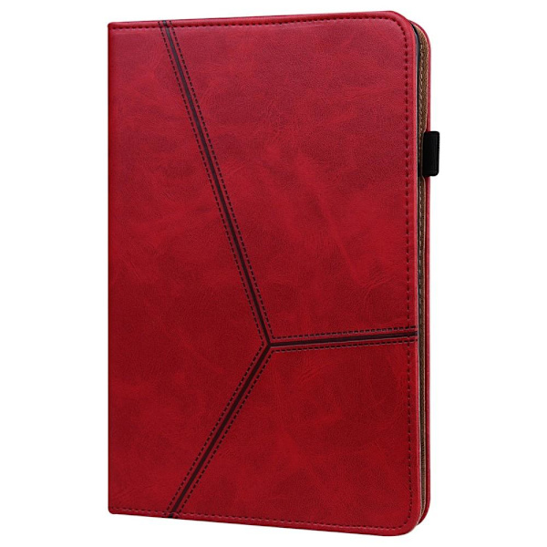 Til iPad 10.2 (2021)/(2020)/(2019) Almindeligt PU-læder tabletcover Red