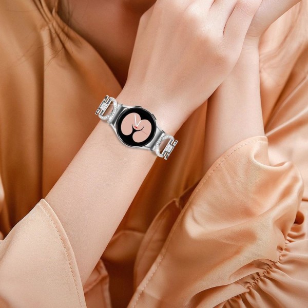 Klockarmband för Samsung Galaxy Watch6 / 5 / 4 40 43 44 47 mm Silver