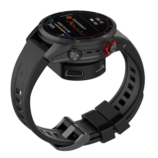 Laderbase for Garmin Forerunner 265 265S 965 Fenix 5 6 7 Black