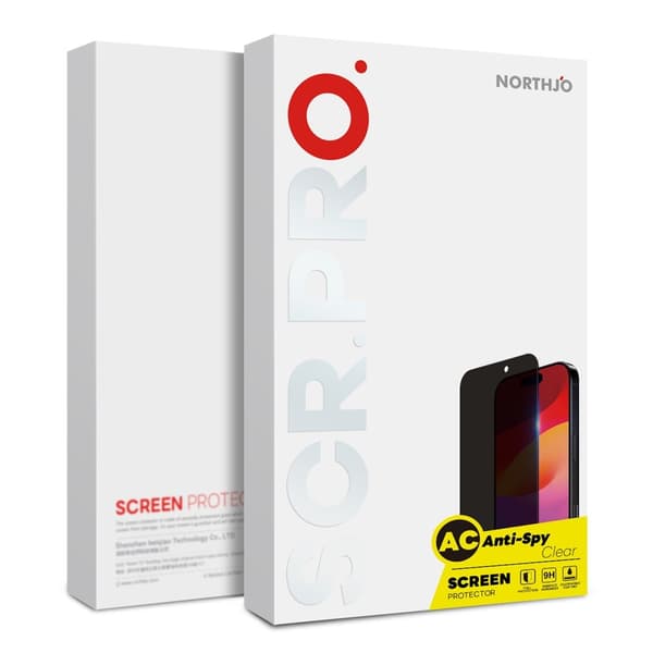 NORTHJO A+ Näytönsuoja iPhone 18 Pro puhelimelle Black