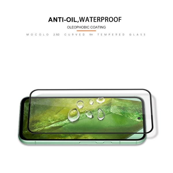 MOCOLO til Google Pixel 8a Härdat Glas Heltäckande Transparent