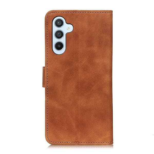 Til Samsung Galaxy A37 5G KHAZNEH retro mobildeksel Brown