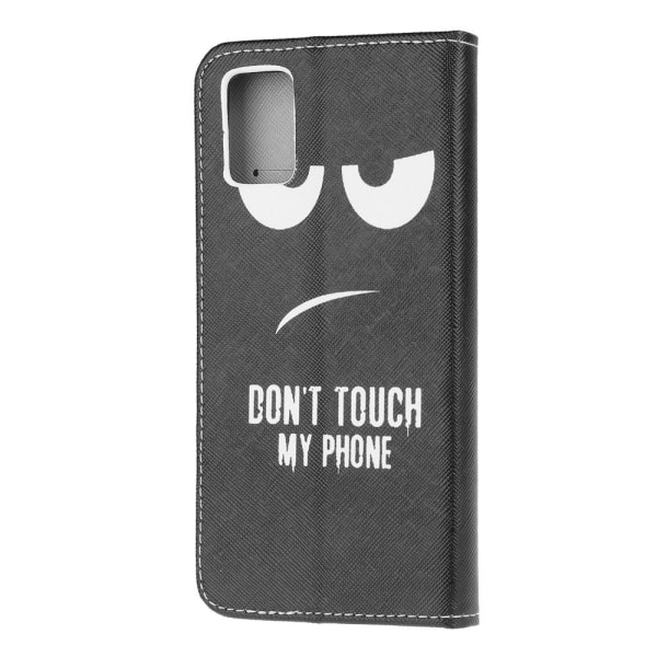 Samsung Galaxy A51 lompakkotelineelle - Älä koske puhelimeeni Black