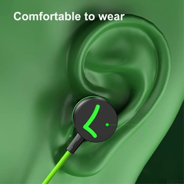USB - C hovedtelefon med mikrofon magnetisk in - ear gaming - Rød Red