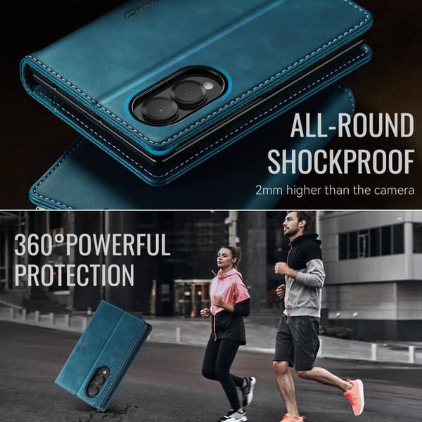 CASEME Telefonlommebokdeksel til Samsung Galaxy Z Fold8 Green