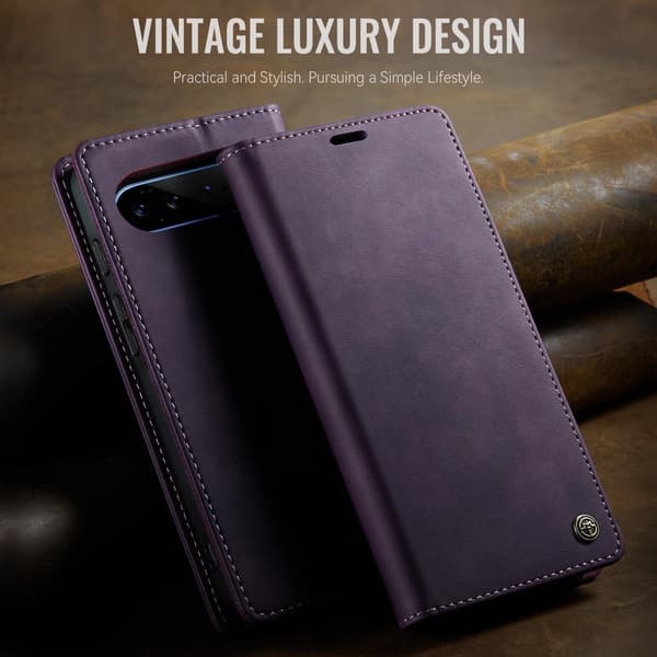 CASEME Puhelimen Lompakkokotelo Google Pixel 11 Pro XL:lle Purple