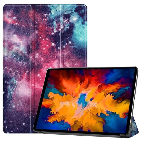 Tri - fold Stand Kansi - Lenovo Tab P11 Pro TB - J706F - Starry Sky Multicolor