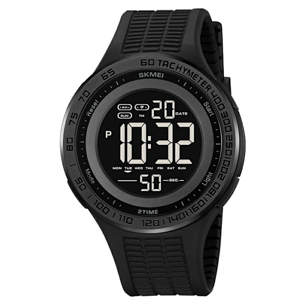 Armbandsklocka Armbandsur Klocka SKMEI Luminous Digital Elektronisk - Svart Svart