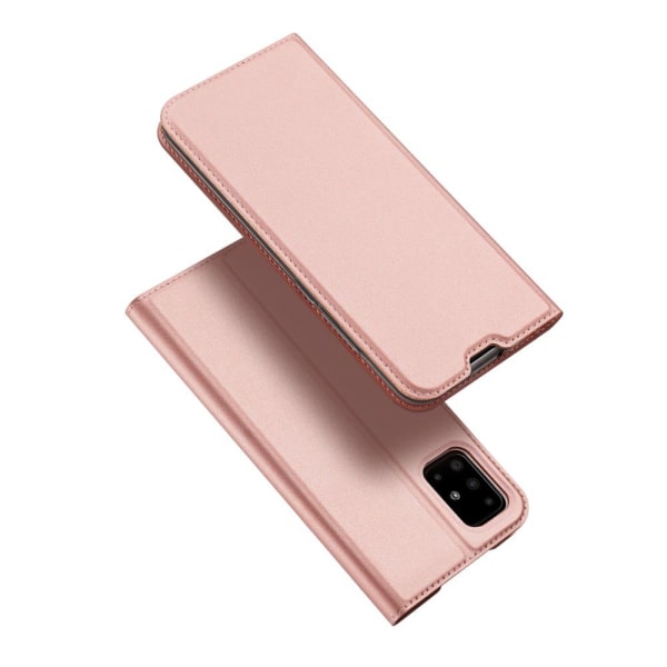 Samsung Galaxy A51 DUX DUCIS Skin Pro Series Stand Flip Case - R Gold