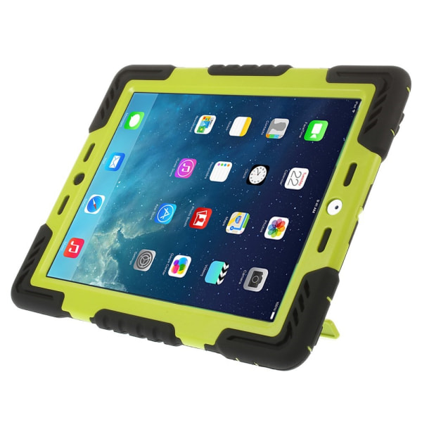Pepkoo Spider-serie for iPad 2 3 4 Silikon PC Ekstremt Robust Deksel - Grønn Multicolor