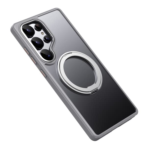 Til Samsung Galaxy S25 Ultra Cover Kompatibelt med MagSafe Grey
