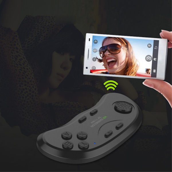VR SHINECON Sininentooth Remote Control Game Handle Langattomat Shutter Black