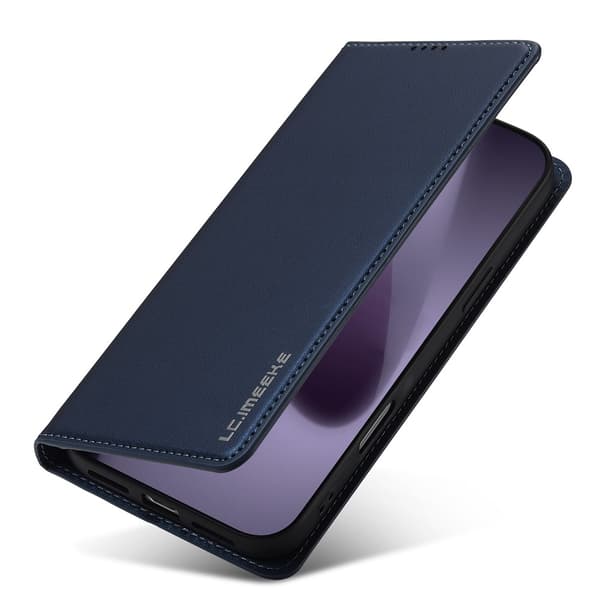 LC.IMEEKE Telefonpungcover med støtteben til iPhone 18 Pro / 17 Pro Blue
