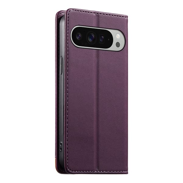 DIERFENG Lommebokdeksel med Hjørnelogo til Google Pixel 11 Pro XL Purple