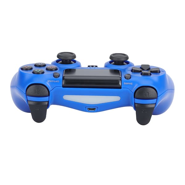 Trådløs spillkontroller for Sony PS4 Bluetooth-gamepad med vibrasjon - Blå Blue