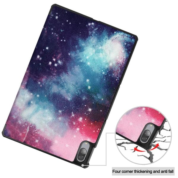 Trippeldeksel til Lenovo Tab P11 Pro TB - J706F - Stjernehimmel Multicolor