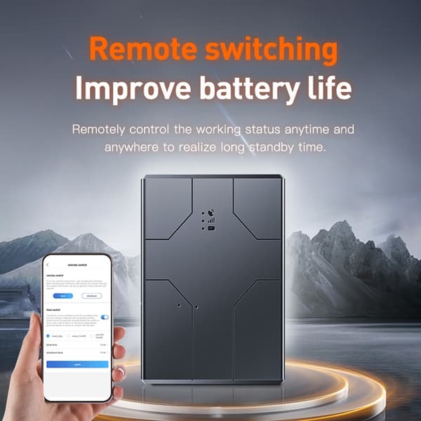 Q16 GPS Tracker Magneettinen varkaudenesto 4G Locator Multi Alerts Tracking Device Black