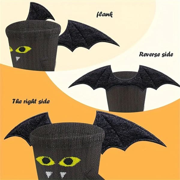 2 par morsomme Halloween-sokker med magneter Multicolor