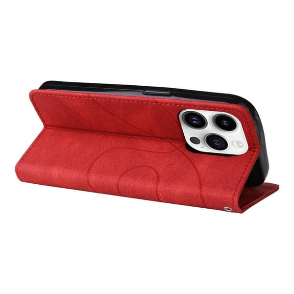 Til iPhone 15 Pro KT - serie - 1 dobbeltfarve Red