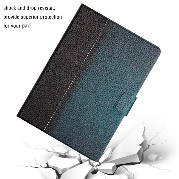Til iPad 10.9 (2022) Gen 10 Tabletcover Stativetui - Greem Green