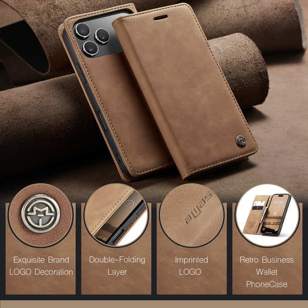 CASEME Lommebok-deksel Til iPhone Air Black
