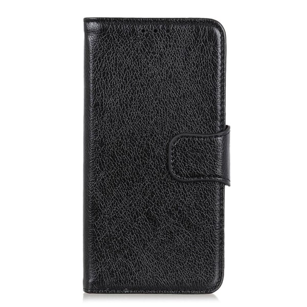 Nappa Texture Split Lompakkotelineen cover OnePlus Nord N100 - B:lle Black