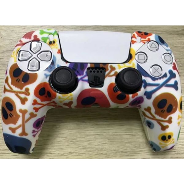 Silicone Skin Grip For Playstation 5 / PS5 Controller Skulls Multicolor
