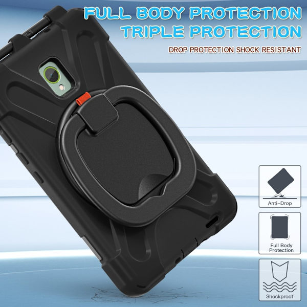 Till Samsung Galaxy Tab Active5 Heavy Duty Armor skal Svart
