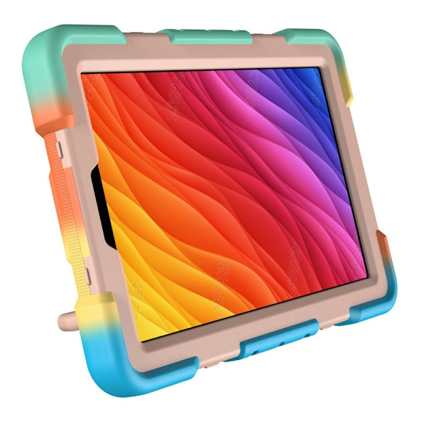 Til Samsung Galaxy Tab A11+ Etui PC+Silikone Tablet Cover Multicolor