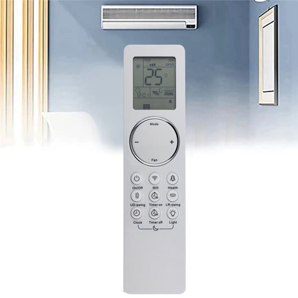 Fjärrkontroll Ersättning för YBE1FB7 för Gree Air Conditioner Vit