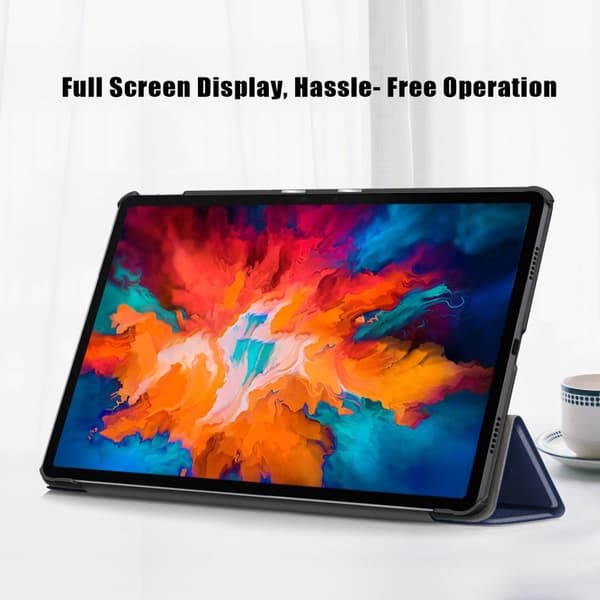 Tri - fold Veske til Lenovo Tab P11 Pro TB - J706F - Blå Blue