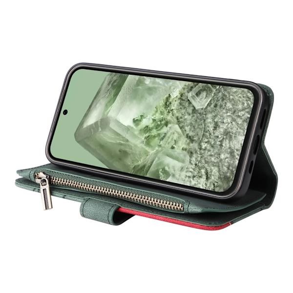 KT Multifunksjons Serie-5 For Pixel 8a Telefonveske Green