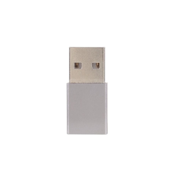 USB-uros-tyypin naaras 2.4A mini-sovitinmuunnin - musta Black