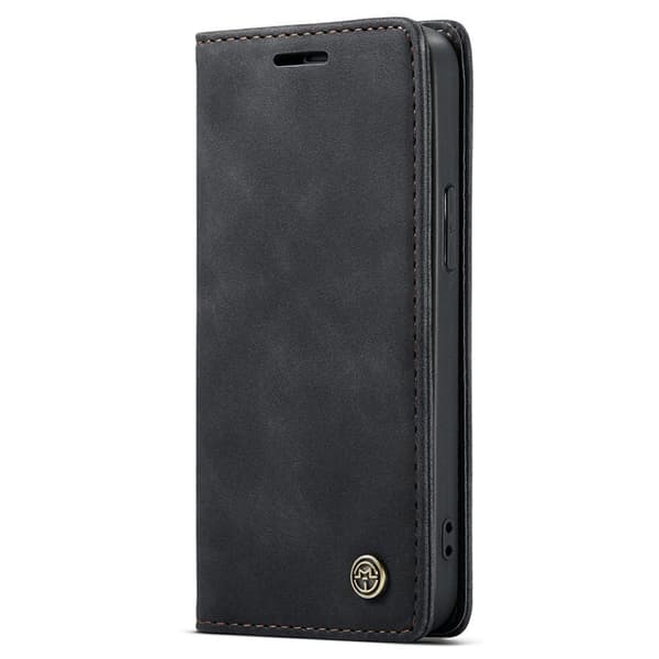 CASEME Lommebok - deksel iPhone 13 - Svart Black