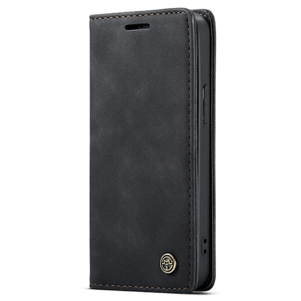 CASEME Retro tegnebog taske til iPhone 13 - sort Black
