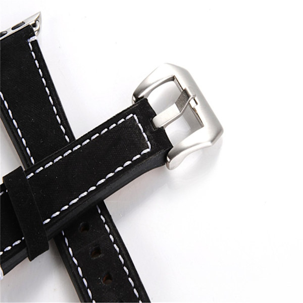 Matt stropp til Apple Watch 3/2/1 42mm - Svart Black