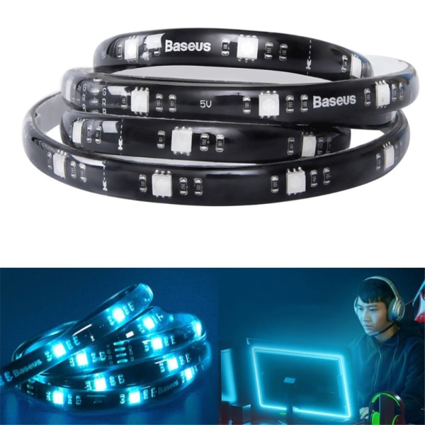 Baseus CW-YMS LED-list, RGB-List Extension Pack multifärg