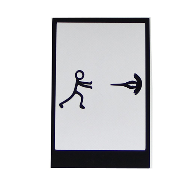 HAT PRINCE Stylish Chic PVC Decal Sticker for iPad - Qigong Man