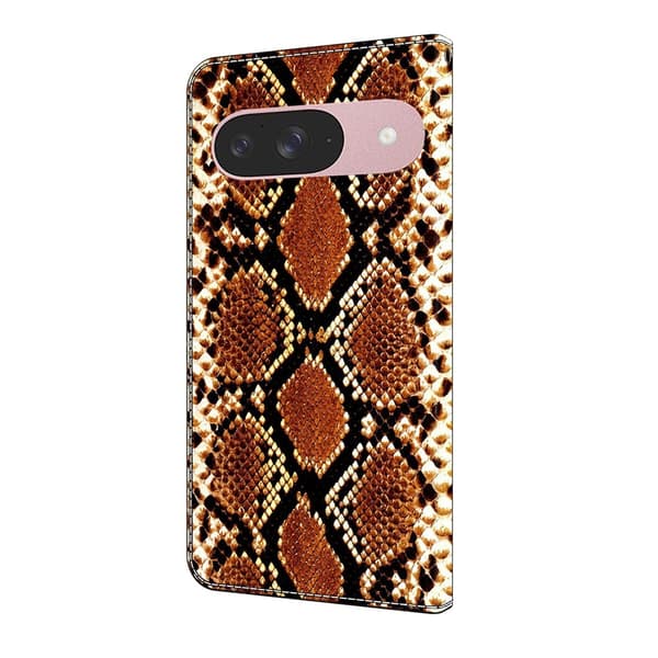 För Google Pixel 10 Pro / 10 / 9 Pro / 9 Plånboksfodral Mönstertryckt PU-läder Flip Stativ Mobilfodral multifärg
