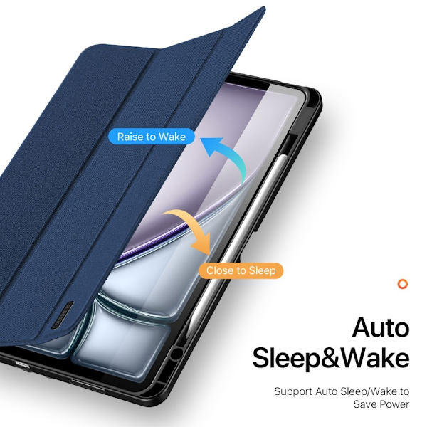 DUX DUCIS Domo iPad Air 13 (2024) fodral Tri-Fold - Blå Blå