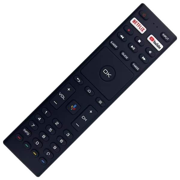 Fjernkontroll utskiftning for RM-C3329 for JVC TV stemmeaktivert Black