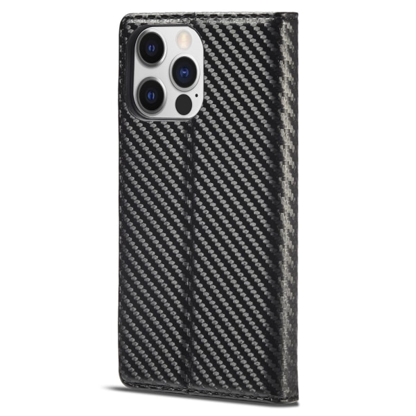 LC.IMEEKE lompakkokotelo iPhone 15 Pro - musta Black