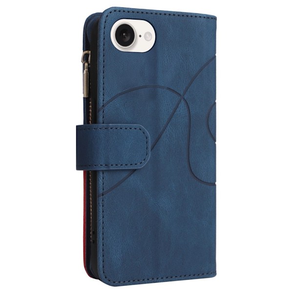 KT multifunktions-serie-5 til iPhone 17e / 16e telefonetui Blue