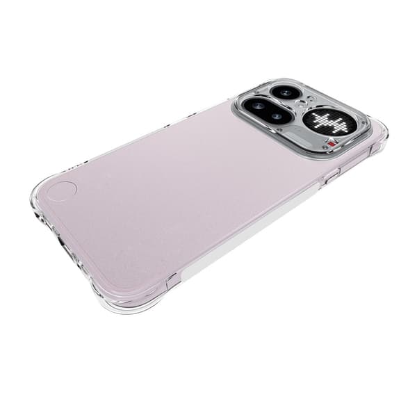 WANLONFENG För Nothing Phone 4a Pro Mobilskal med Skärmskydd Transparent