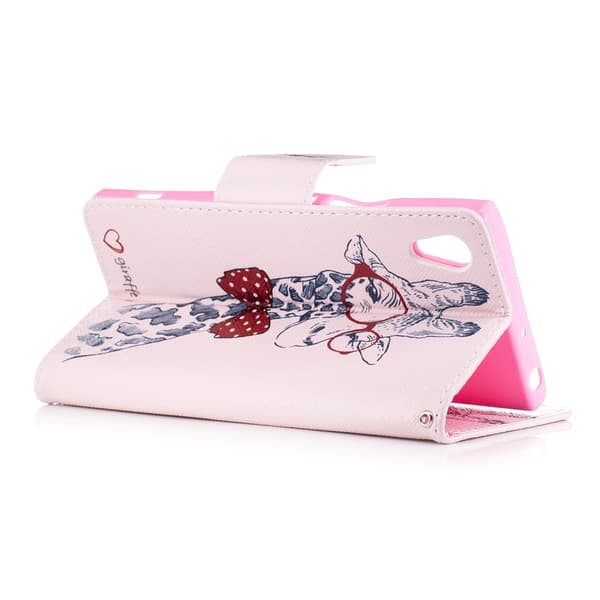 Pattern Printing Wallet Folio Flip Suojakuori - Sony Xperia XA1 - London Elements
