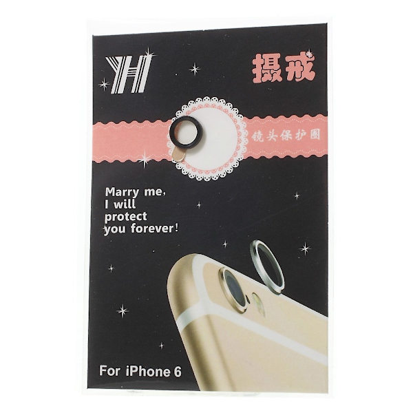 Skyddande Kamera lins till iPhone 6 Blå