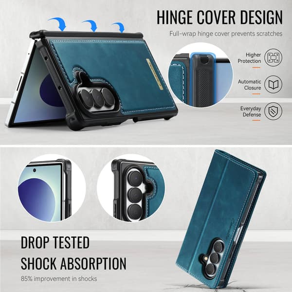 CASEME Telefonfodral med stöd för Samsung Galaxy Z Fold8 Ultra Grön